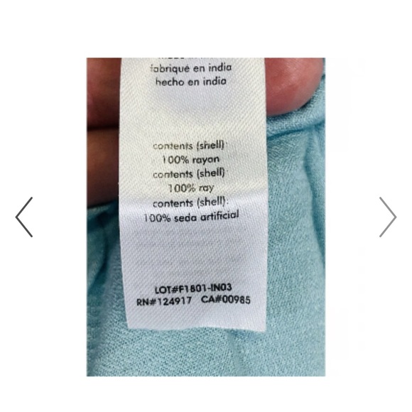 Onia Chloe wide leg slit coverup pants-Aqua-Medium NWT - Picture 4 of 10